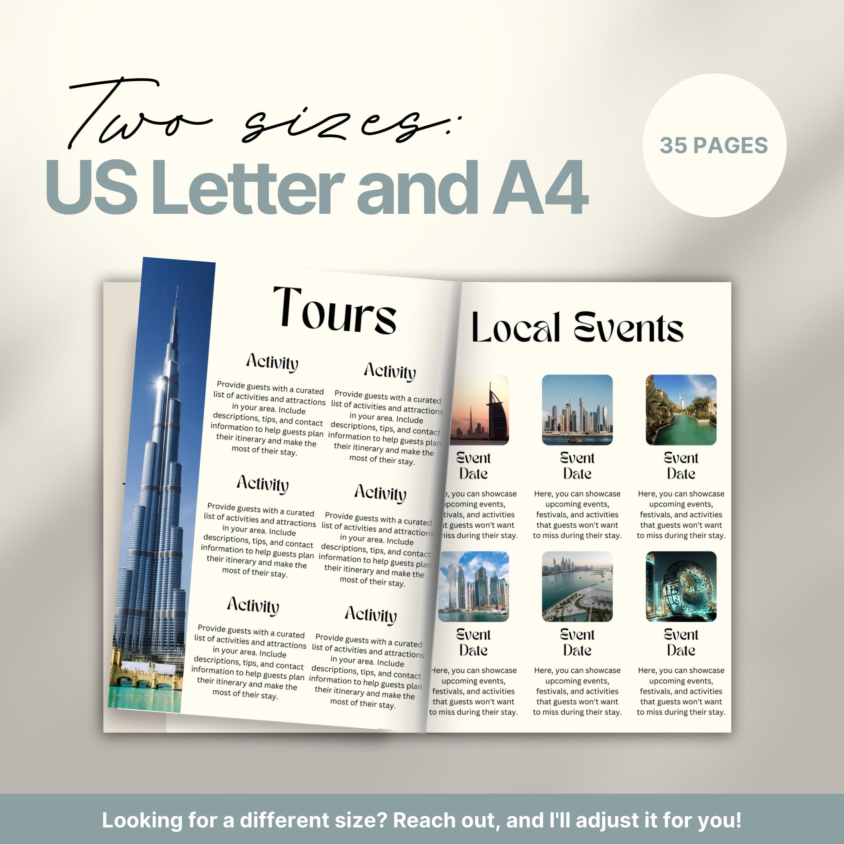Dubai Travel Itinerary Template, Travel Planner, Dubai Trip Itinerary, Traveling Tour Guide, Marketing Holiday. Vacation Organizer Agent