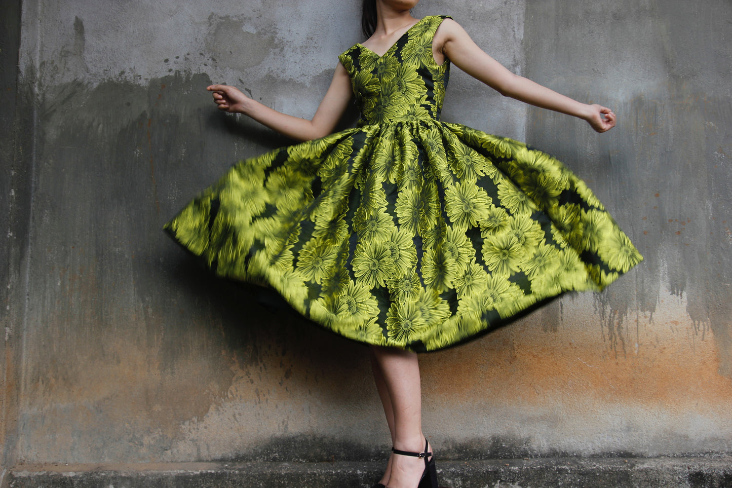 Hermoso vestido verde