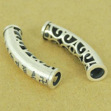 New1 PCS 990 Stamp Sterling Silver OM Charm Buddhism WSP491 Wholesale: See Discount Coupons in Item Details