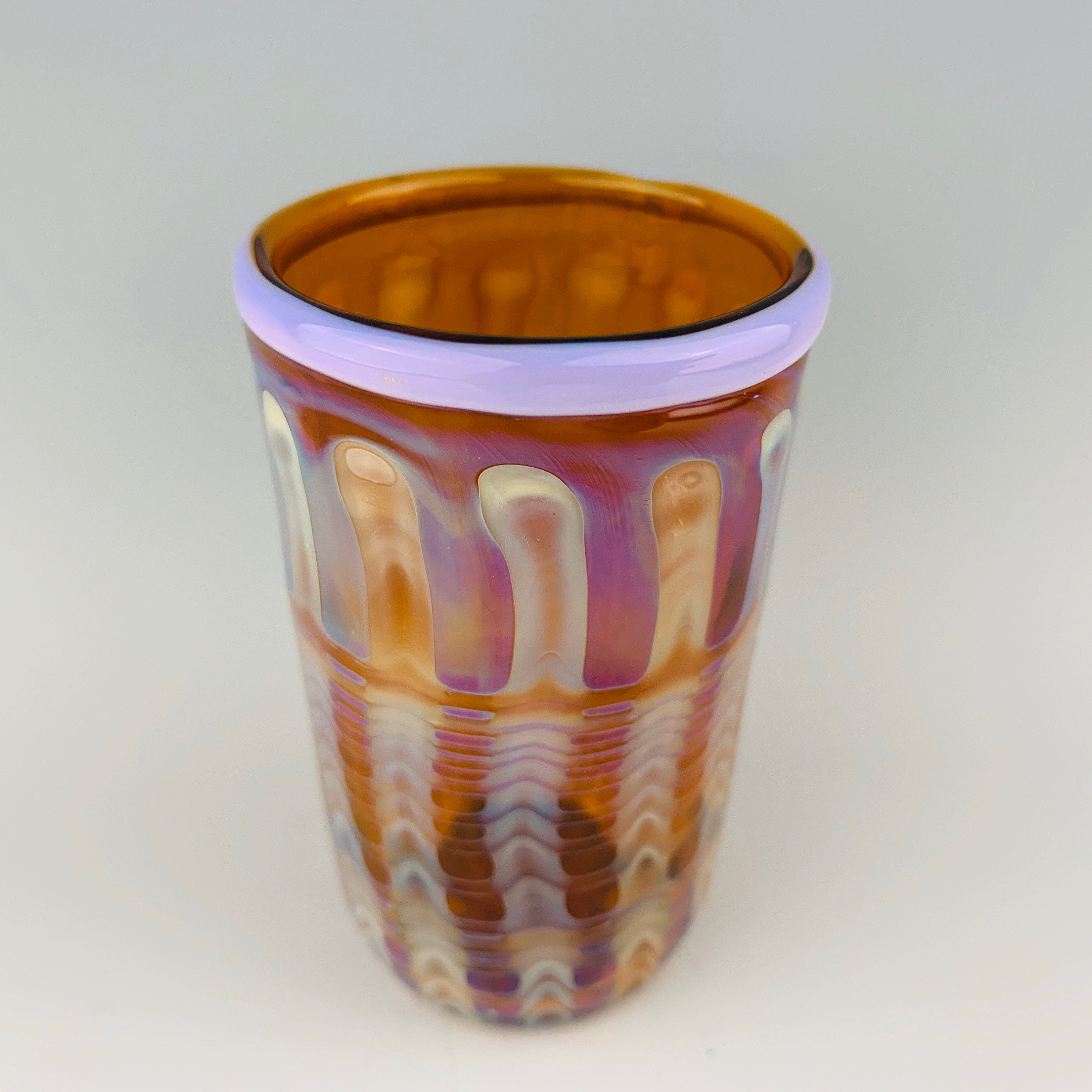 Amber and Purple Shot Glass