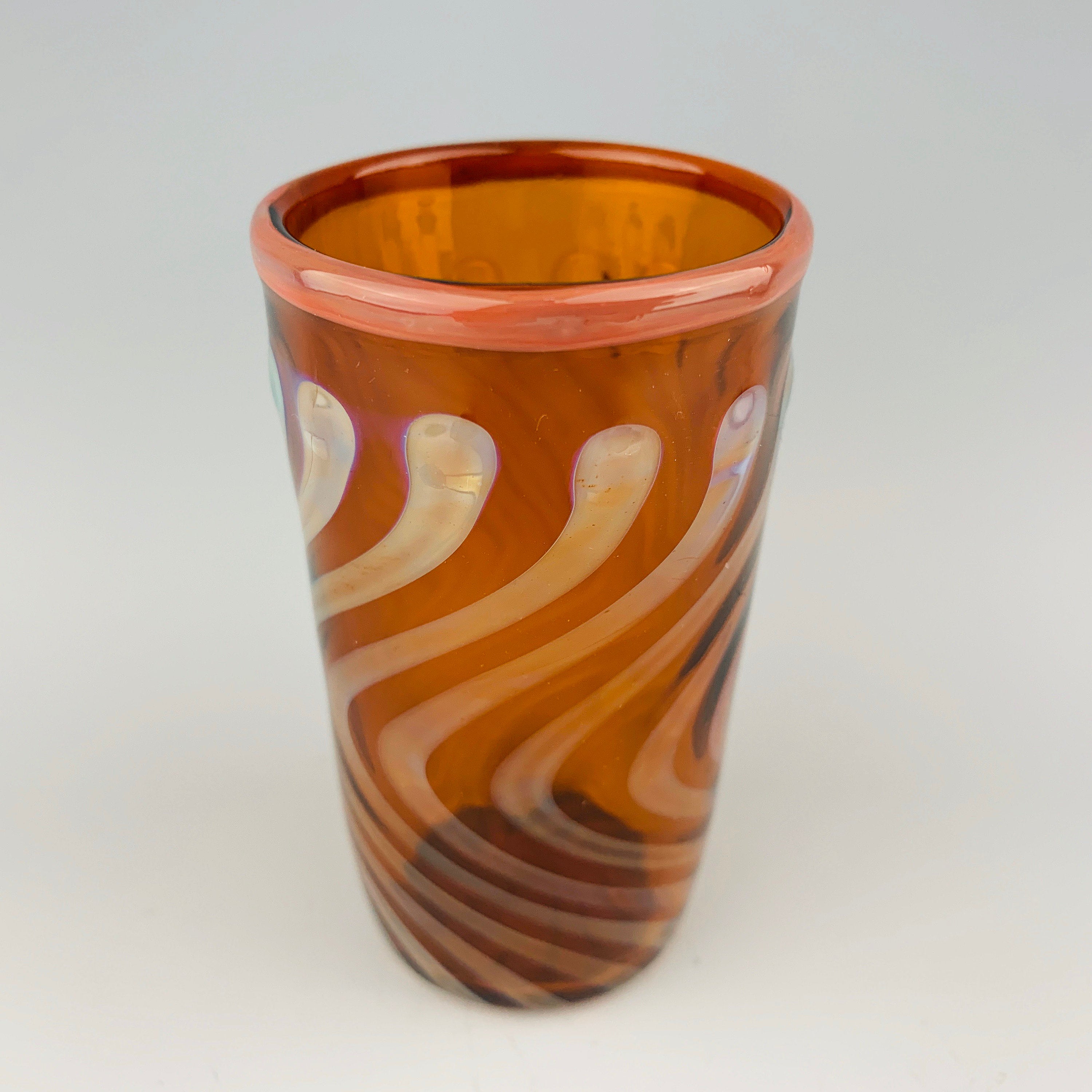 Amber and Rust Shot Glass