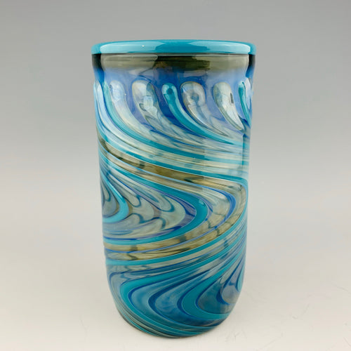 Charcoal and Teal Cup