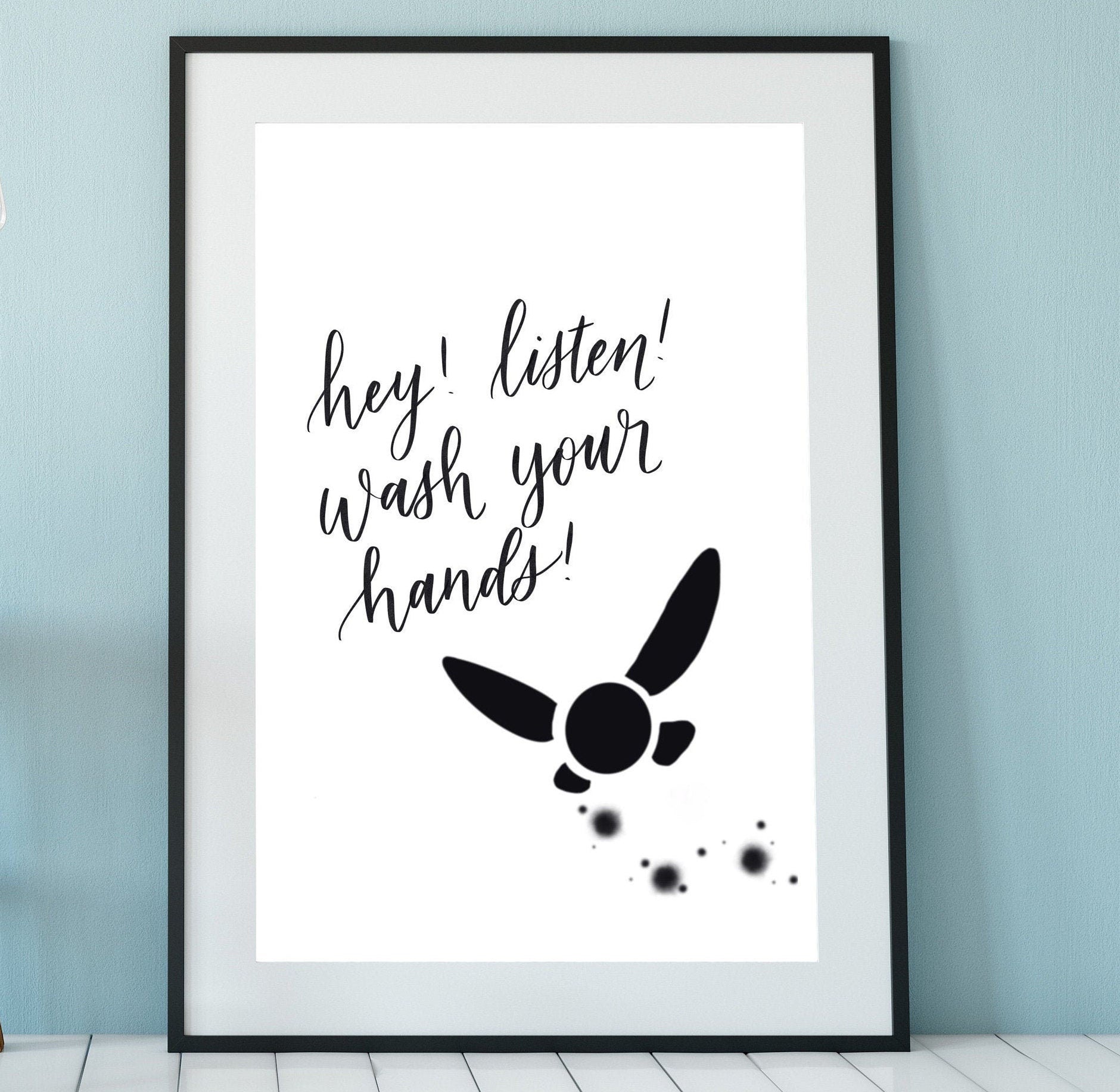 LOZ potty humor | Funny Legend of Zelda bathroom digital print | bathroom printable | Navi Listen | Nerd gift | Gift for Him | Video Game