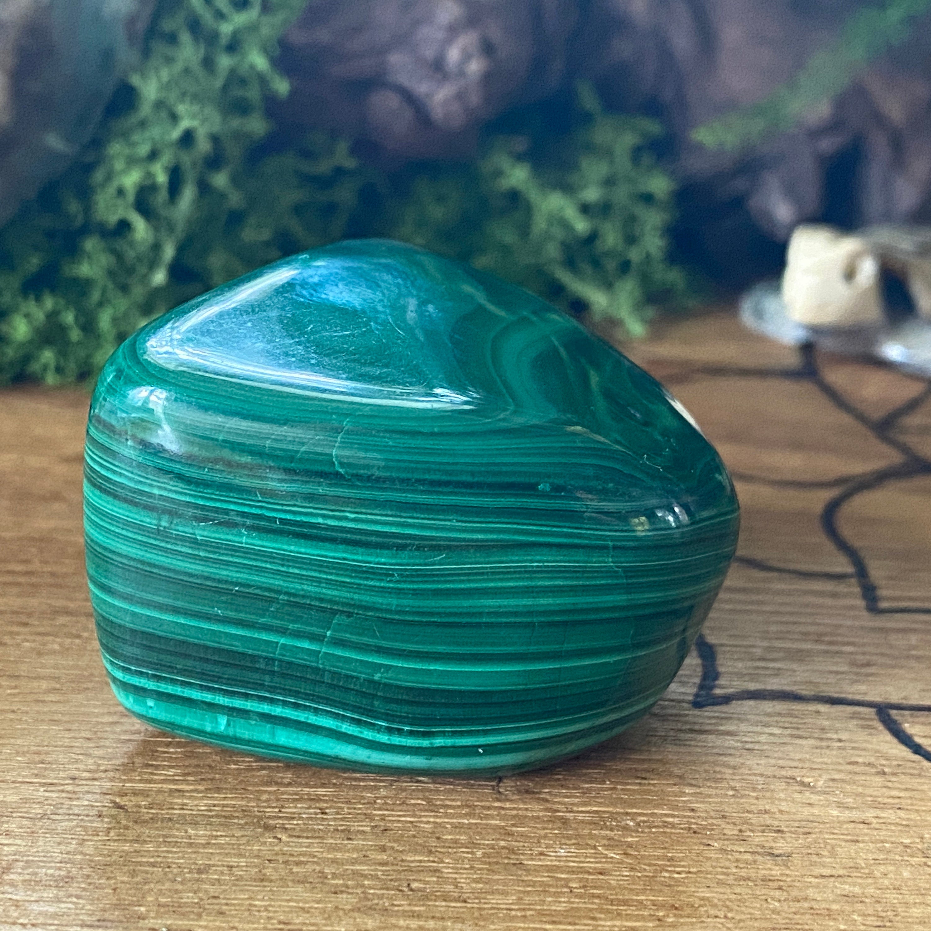 Polished Malachite Freeform. Healing Crystals and Healing Stones. Crystal Healing