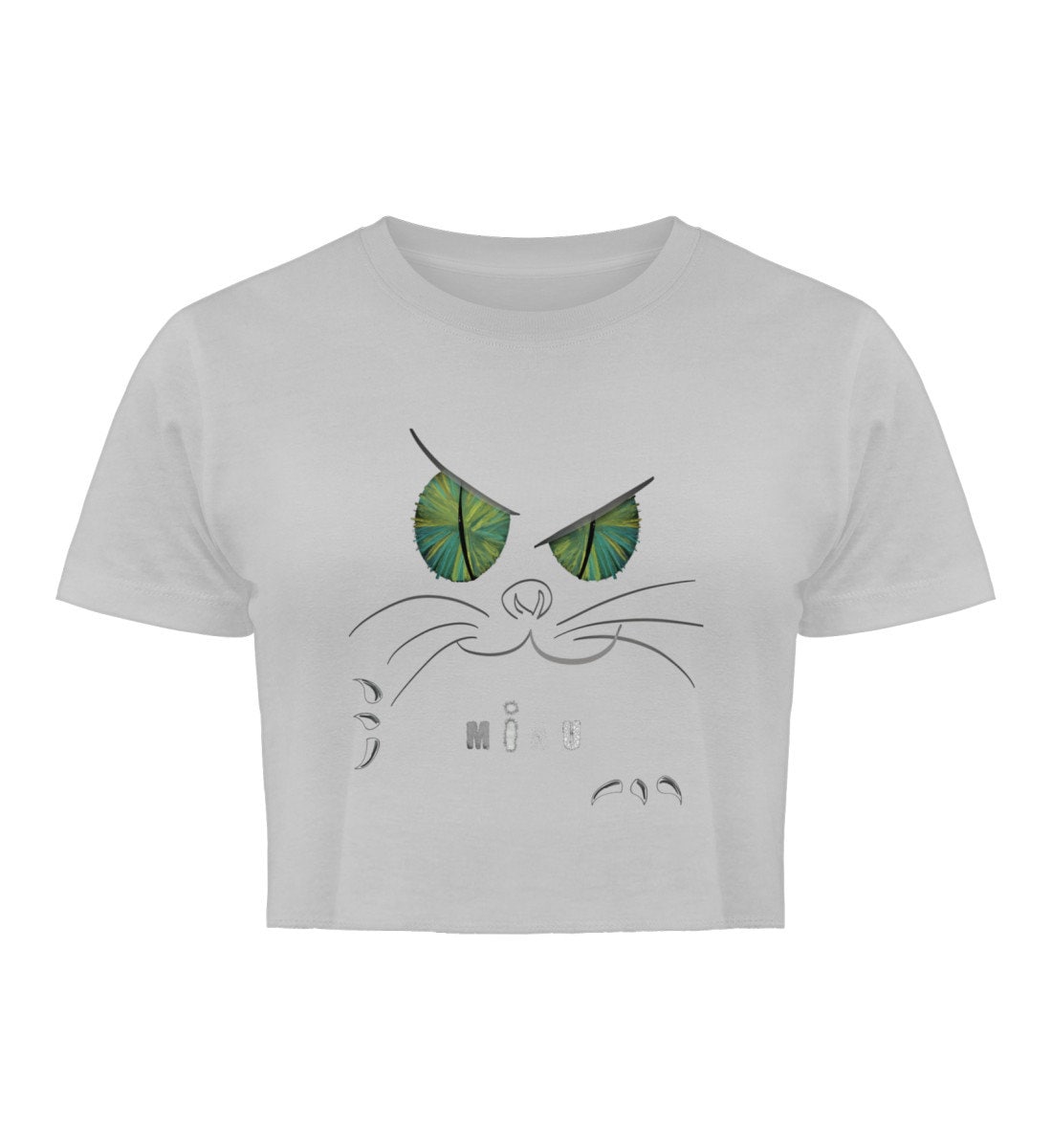 miau - Crop Top Orgánico Chica
