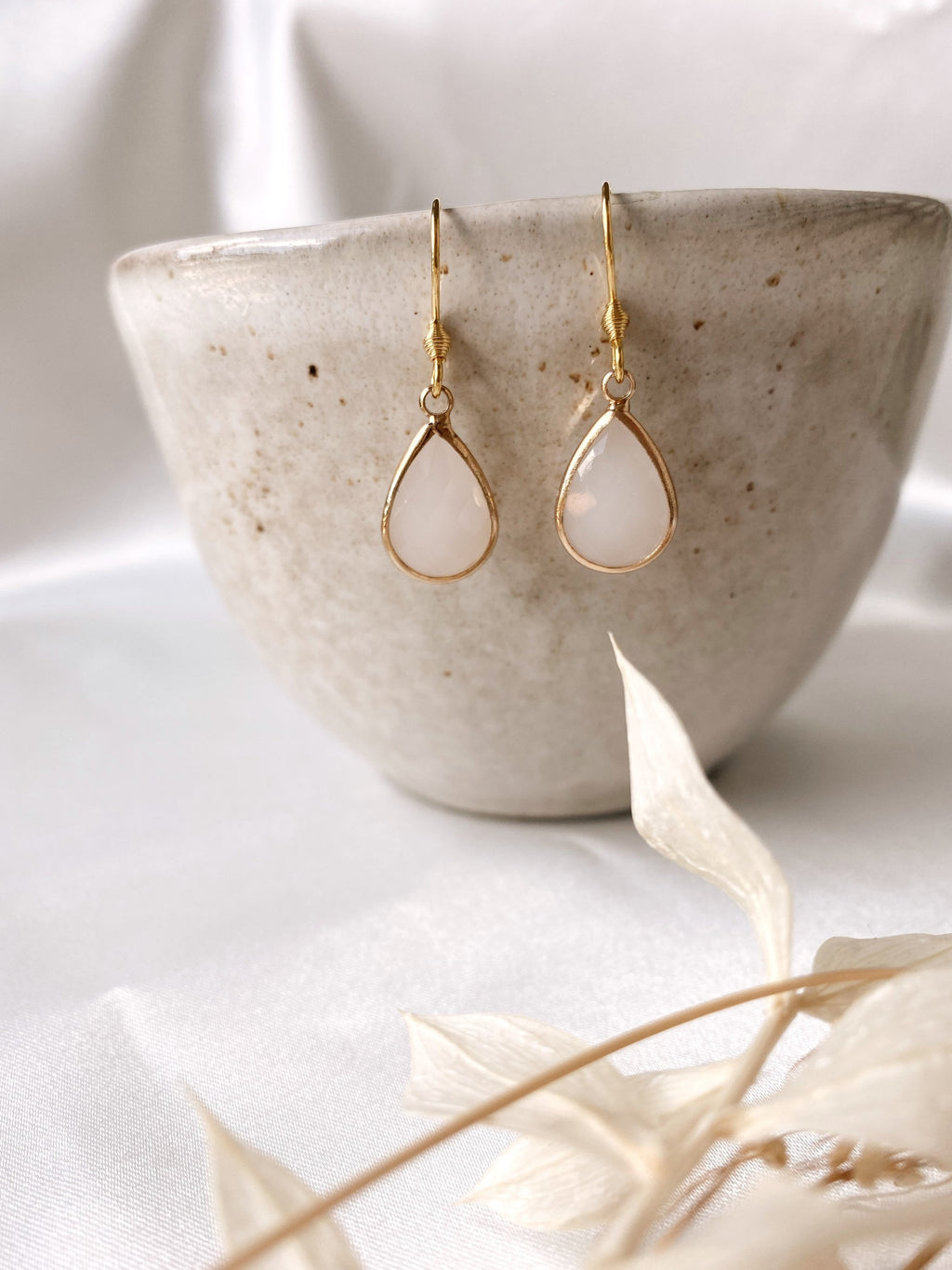 Kleine Tropfen Ohrhänger Gold,Silber, Roségold / Schmuck für die Trauzeugin, Brautjungfer/ kleines Geschenk zu Weihnachten, Geburtstag