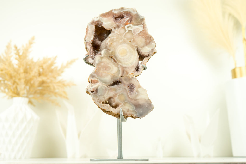 Small Natural Pink Amethyst Geode with Pink Amethyst Druzy, Ethically Sourced 1.7 Kg - 3.7 lb
