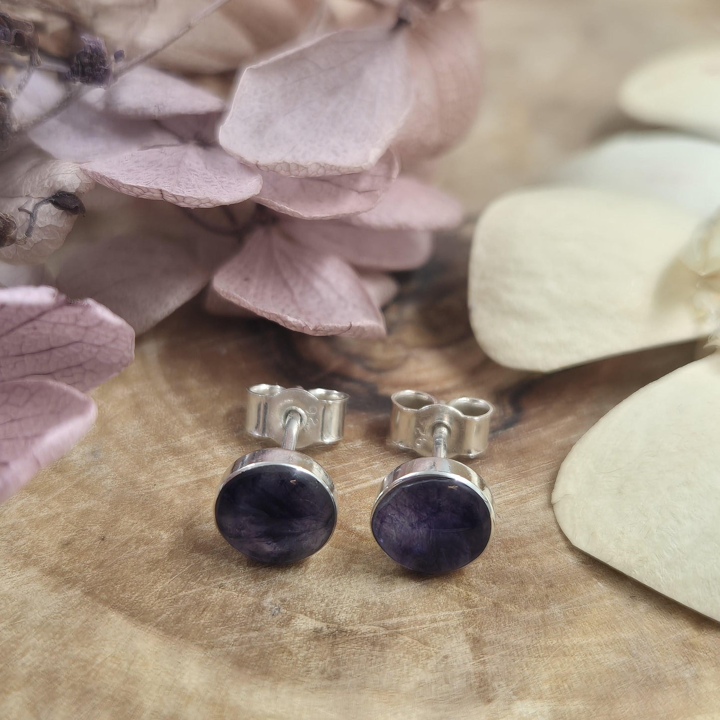 Blue John | Blue John Stud Earrings | Blue John Studs | Blue John Jewellery