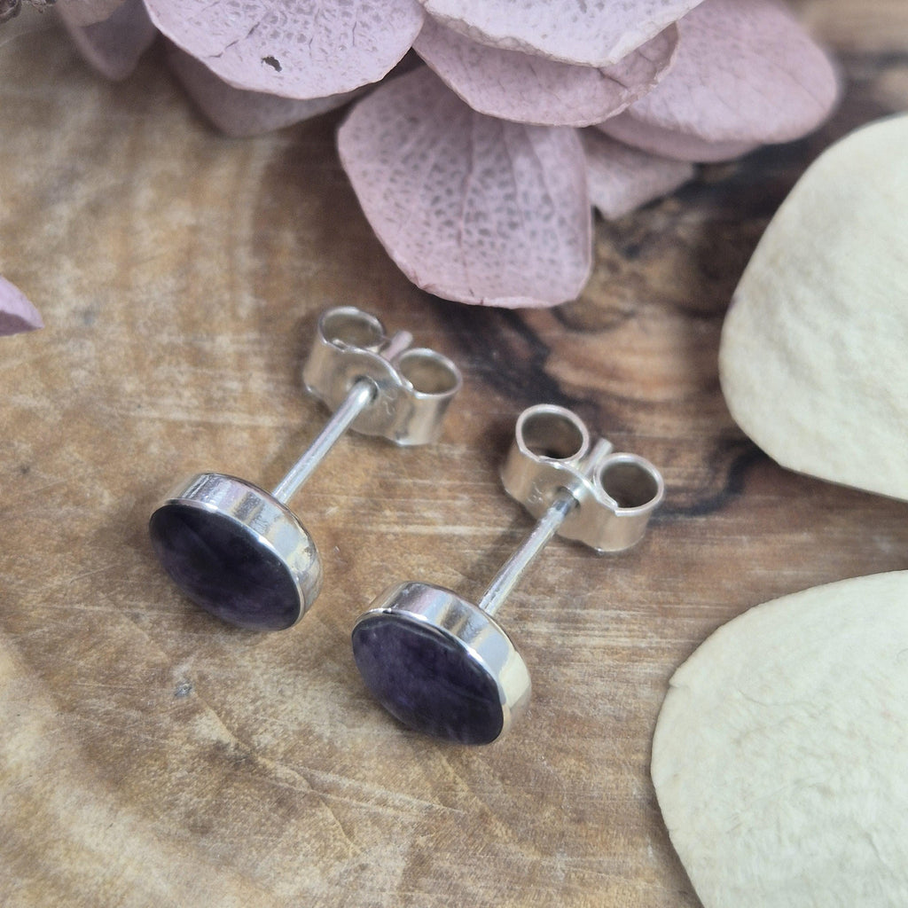 Blue John | Blue John Stud Earrings | Blue John Studs | Blue John Jewellery