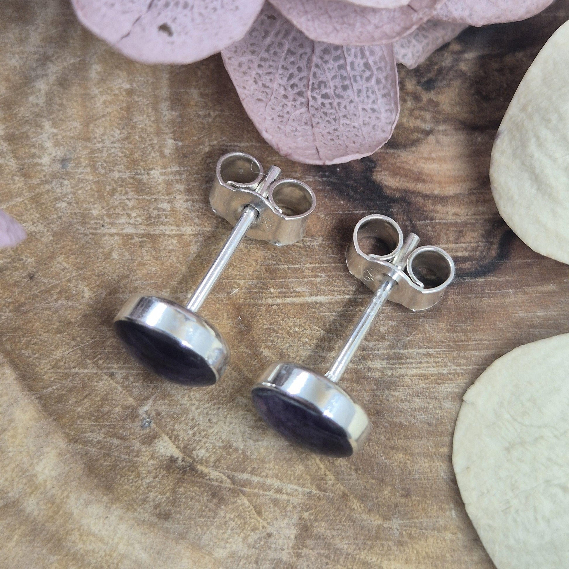 Blue John | Blue John Stud Earrings | Blue John Studs | Blue John Jewellery
