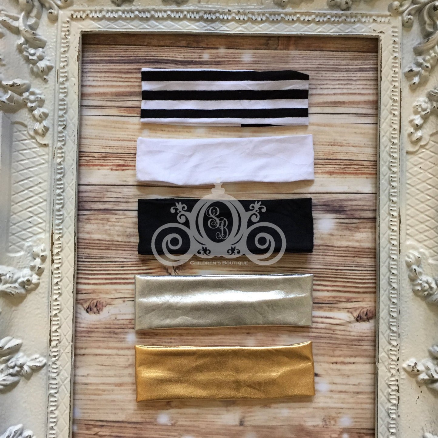 Lazo o diadema de lentejuelas de 3 a 4 pulgadas