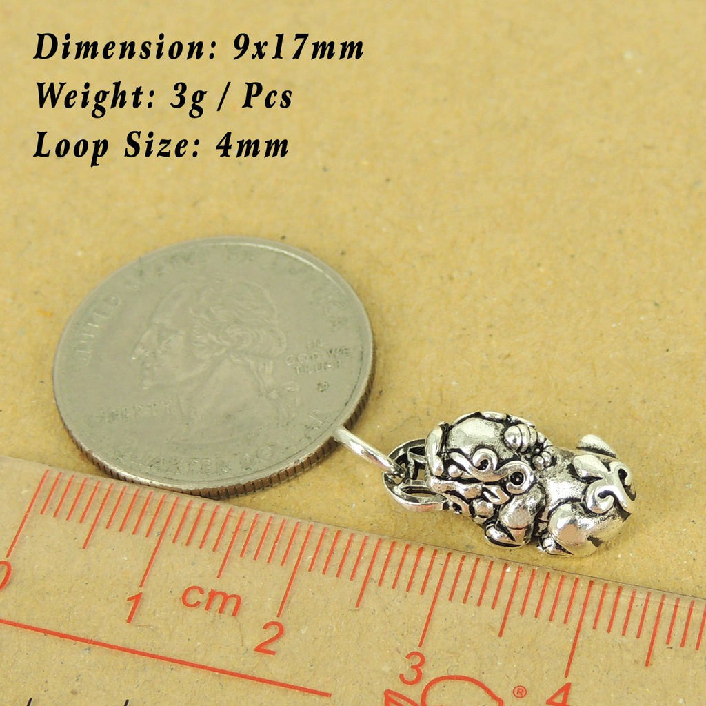 1 Pcs 925 Sterling Silver Chinese Brave Troop Pendant Protection DIY Jewelry Making WSP541 Wholesale: See Discount Coupons in Item Details