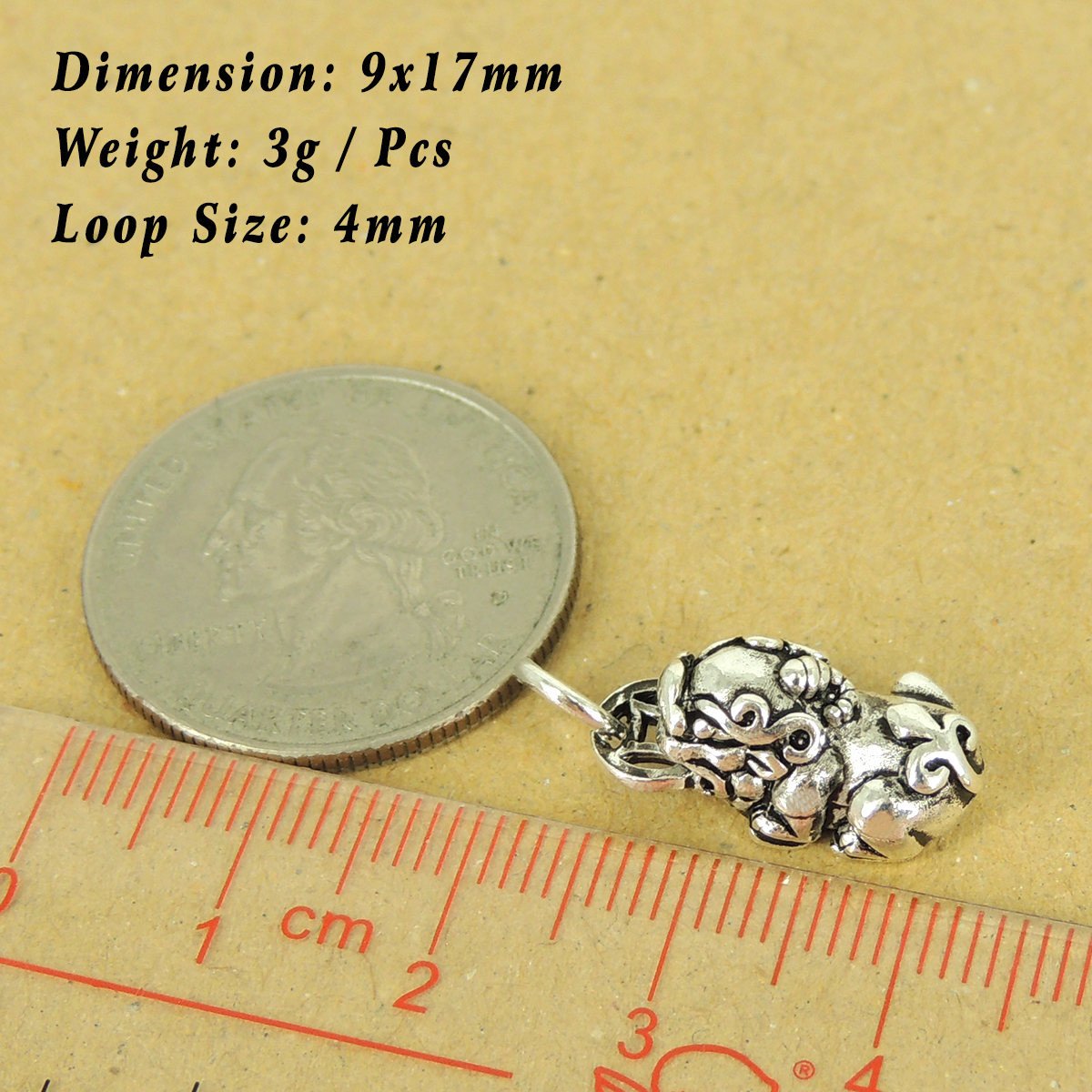 1 Pcs 925 Sterling Silver Chinese Brave Troop Pendant Protection DIY Jewelry Making WSP541 Wholesale: See Discount Coupons in Item Details