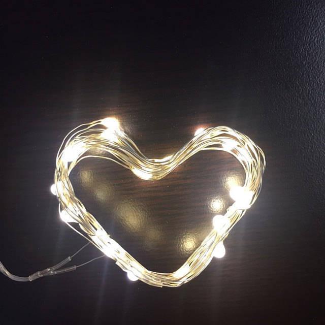 2M Party/Bulk Pack! 2 Meter/6.5 Feet Micro LED Fairy string light 2M/20 lights waterproof. Silver/Copper wire/ white light, warm white/