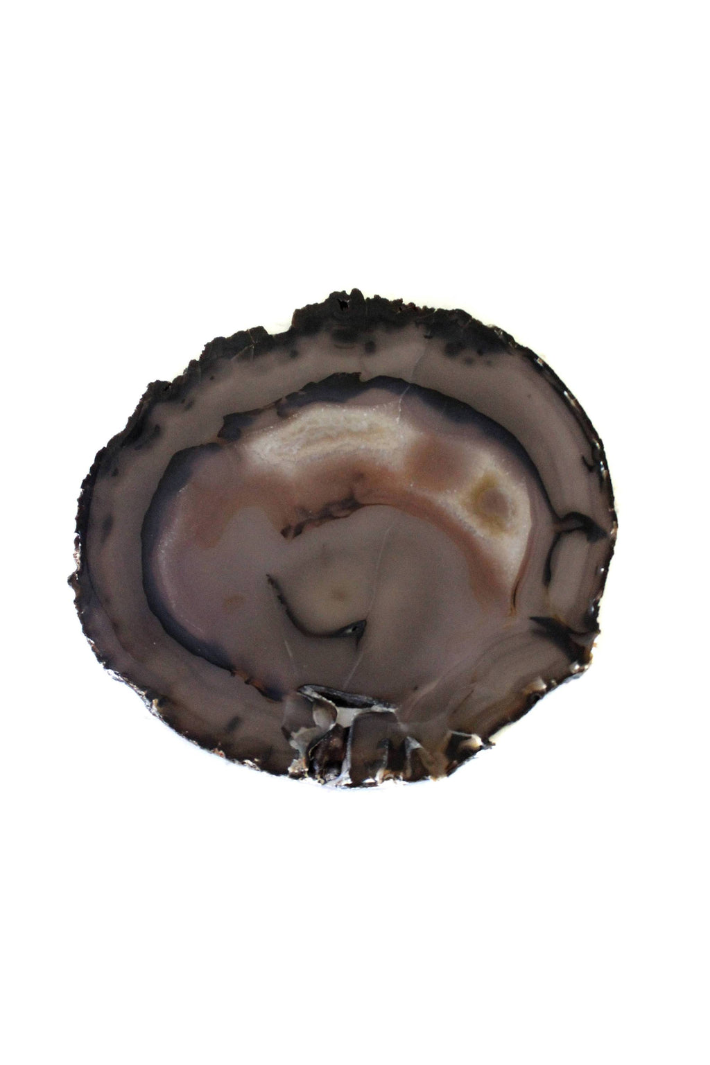 14" Natural Agate Decorative Slab