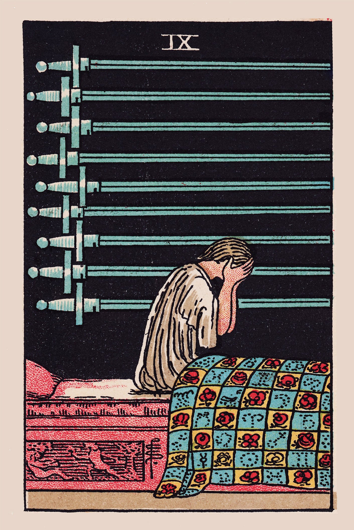 9 of Swords - Tarot Card Print