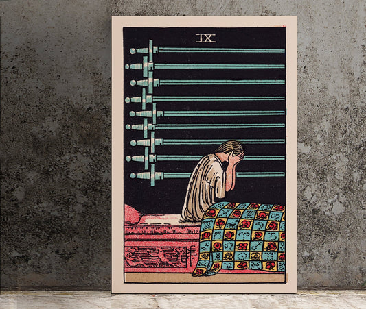 9 of Swords - Tarot Card Print