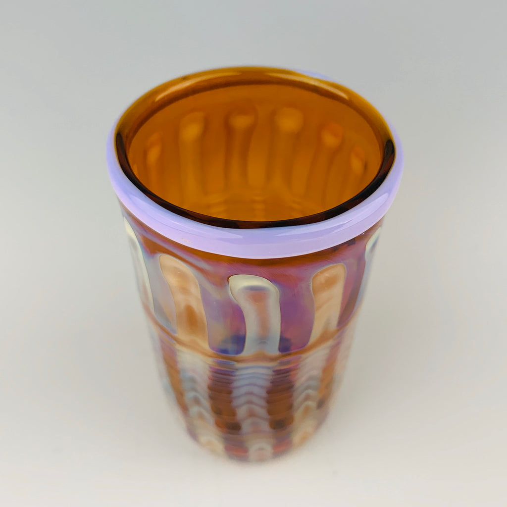 Amber and Purple Shot Glass