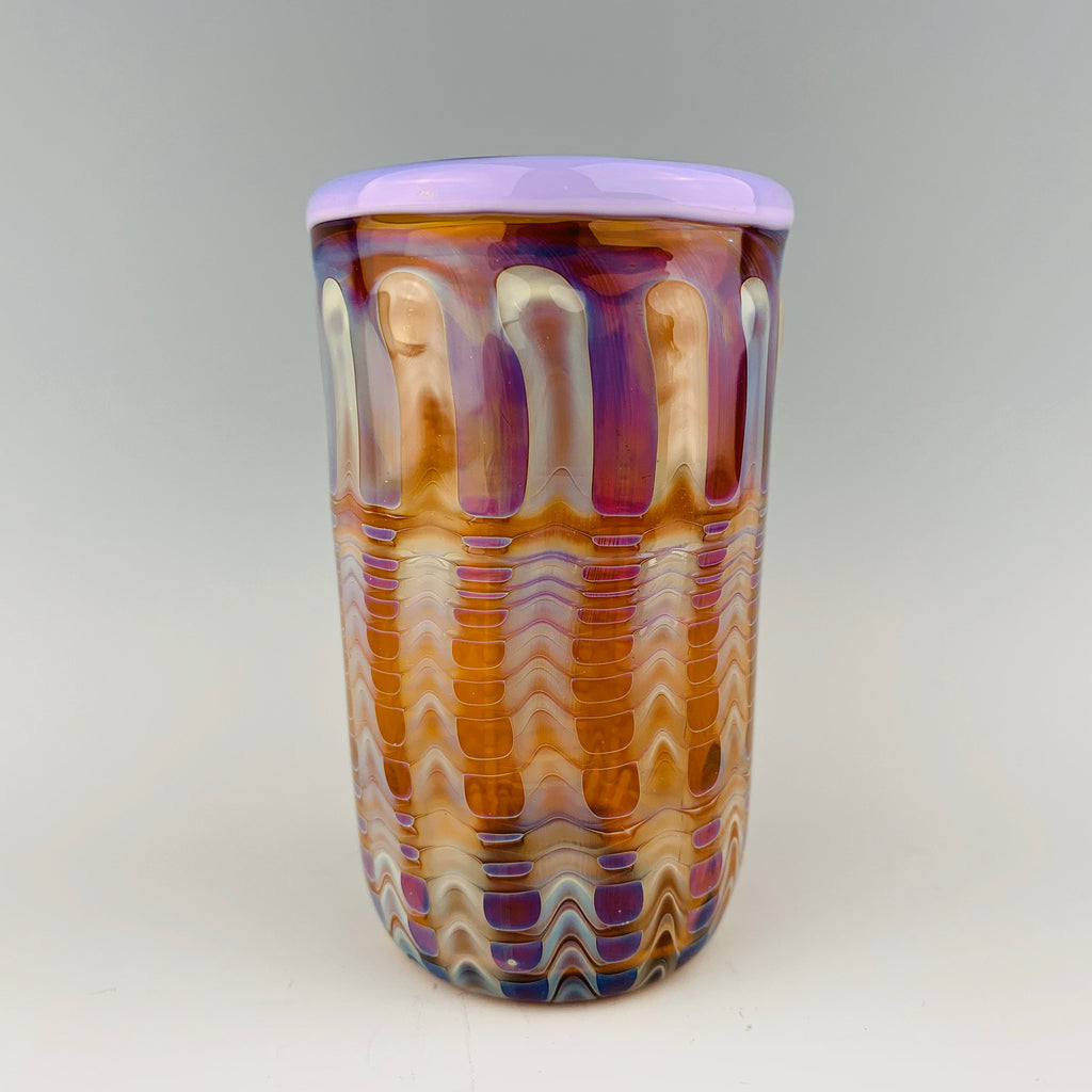Amber and Purple Shot Glass