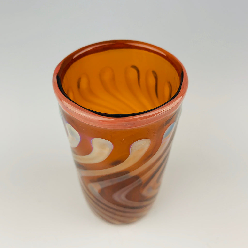Amber and Rust Shot Glass