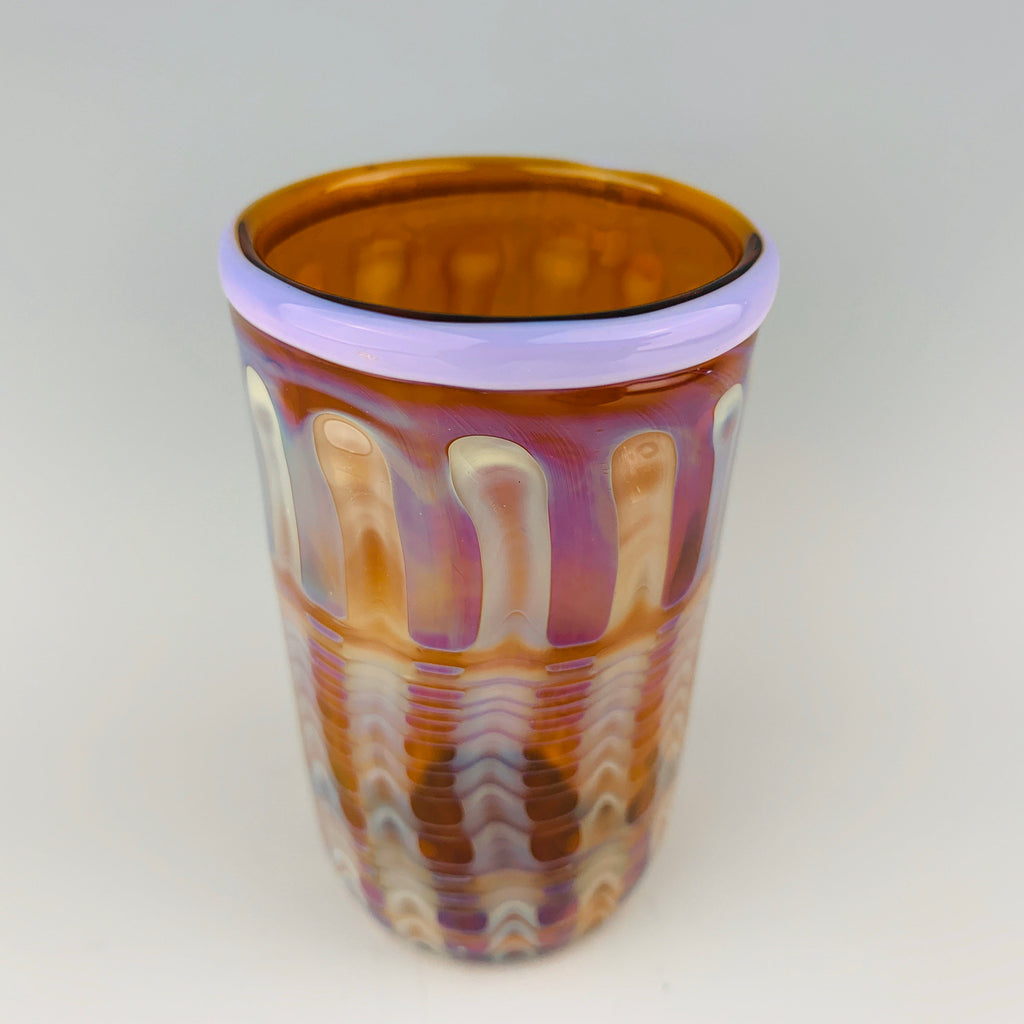 Amber and Purple Shot Glass