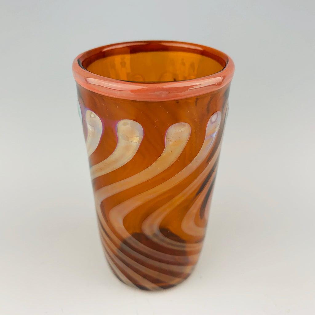 Amber and Rust Shot Glass