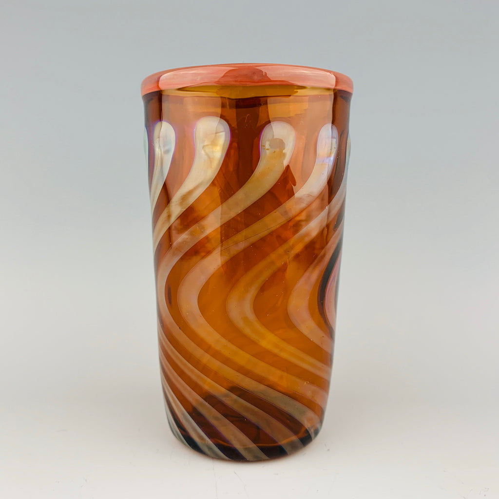 Amber and Rust Shot Glass