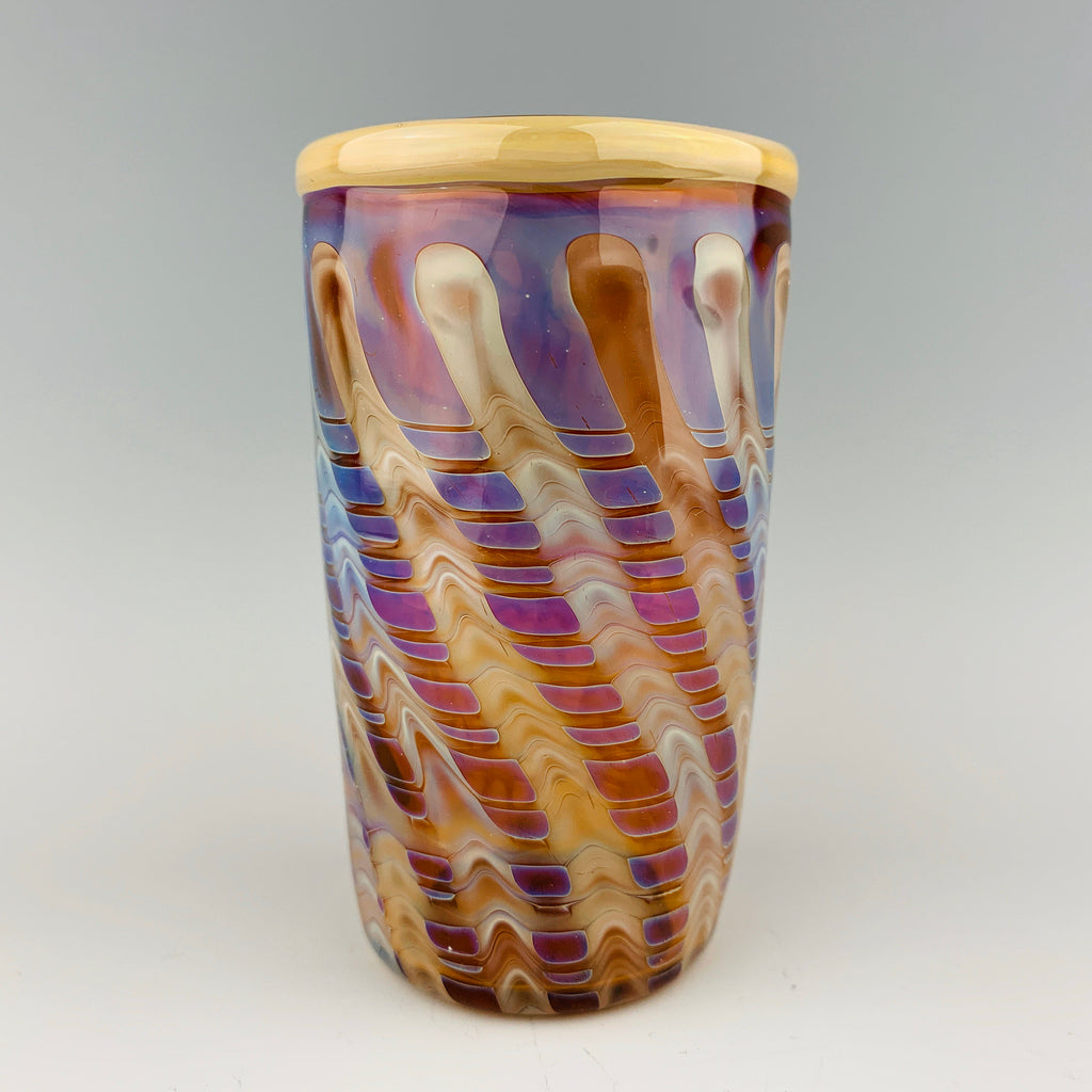 Amber and Tan Shot Glass