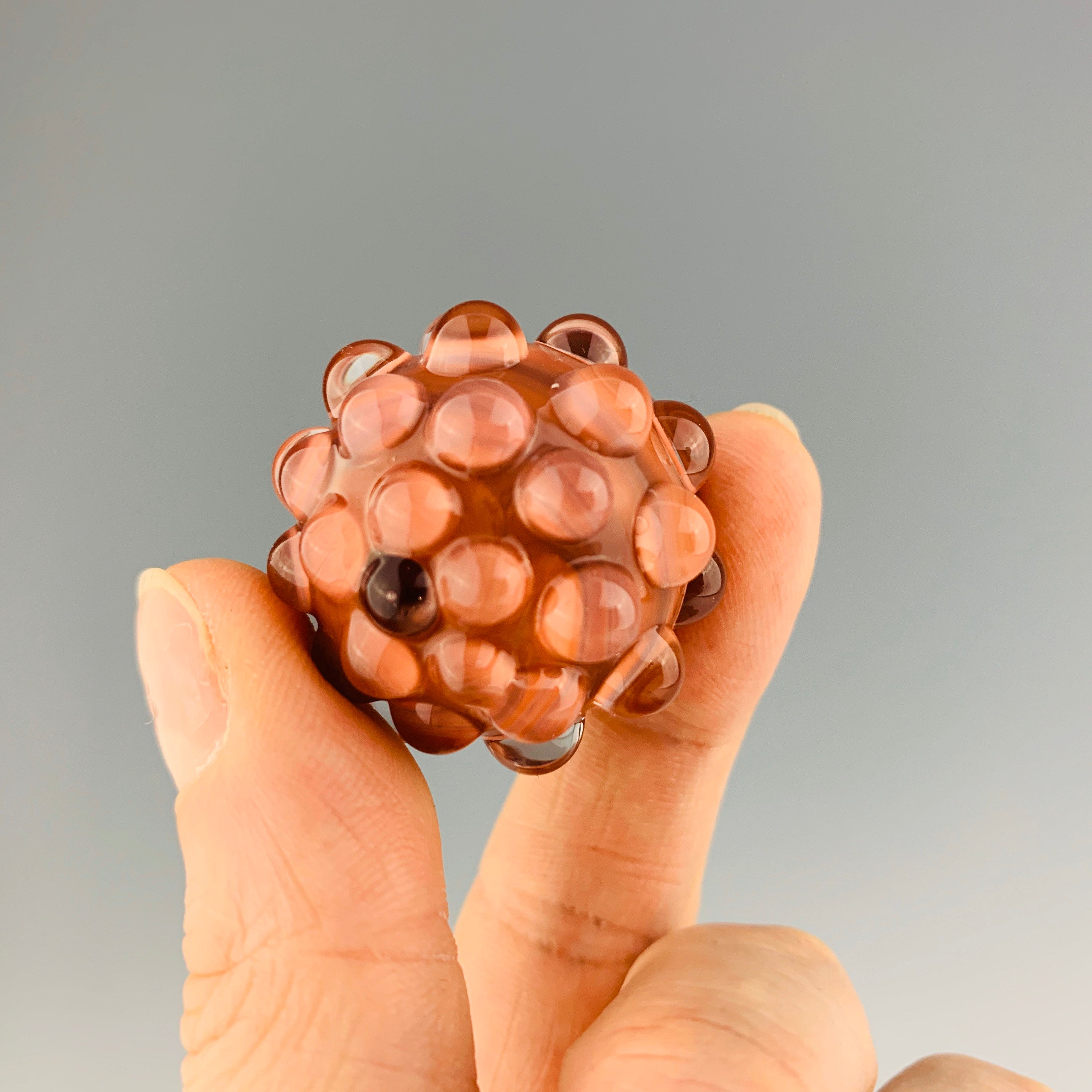 Salmon Hobnail Marble