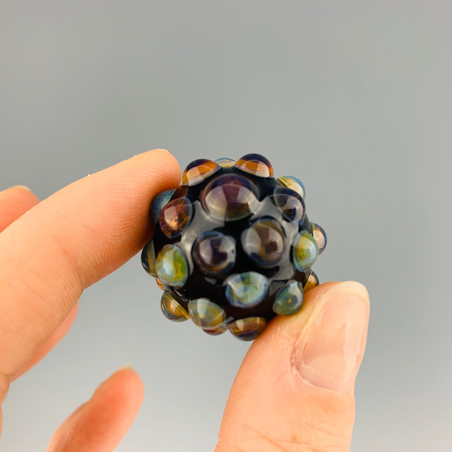 Striking Yellow Hobnail Marble