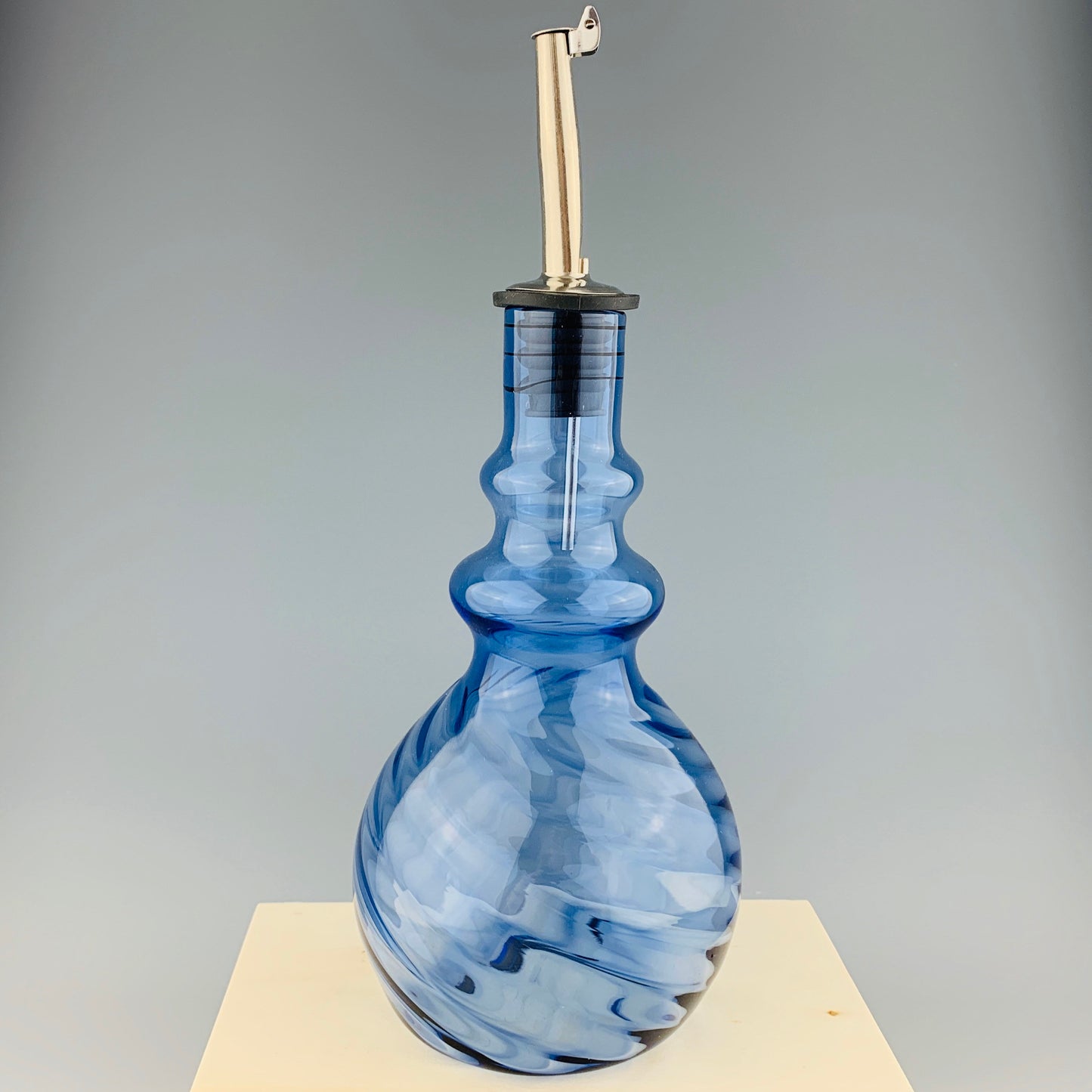 Brilliant Blue Oil Bottle