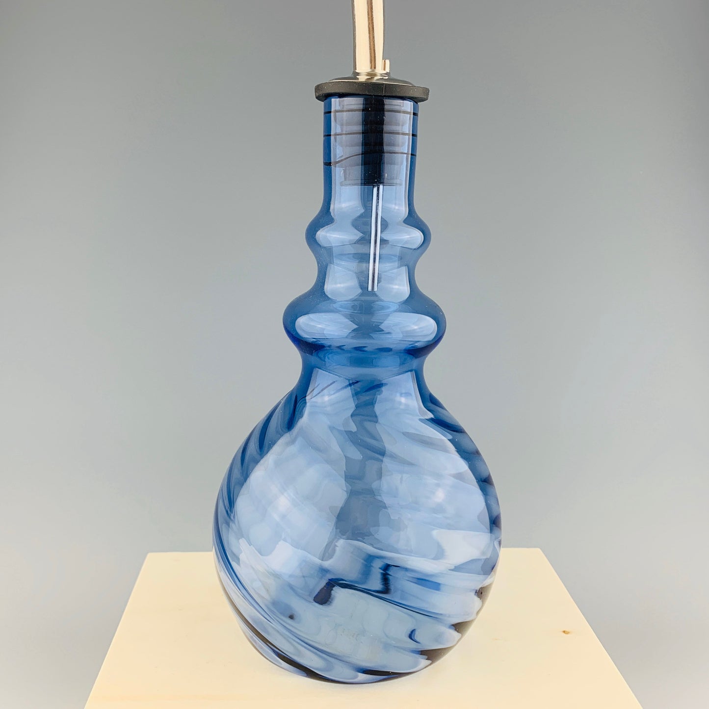 Brilliant Blue Oil Bottle