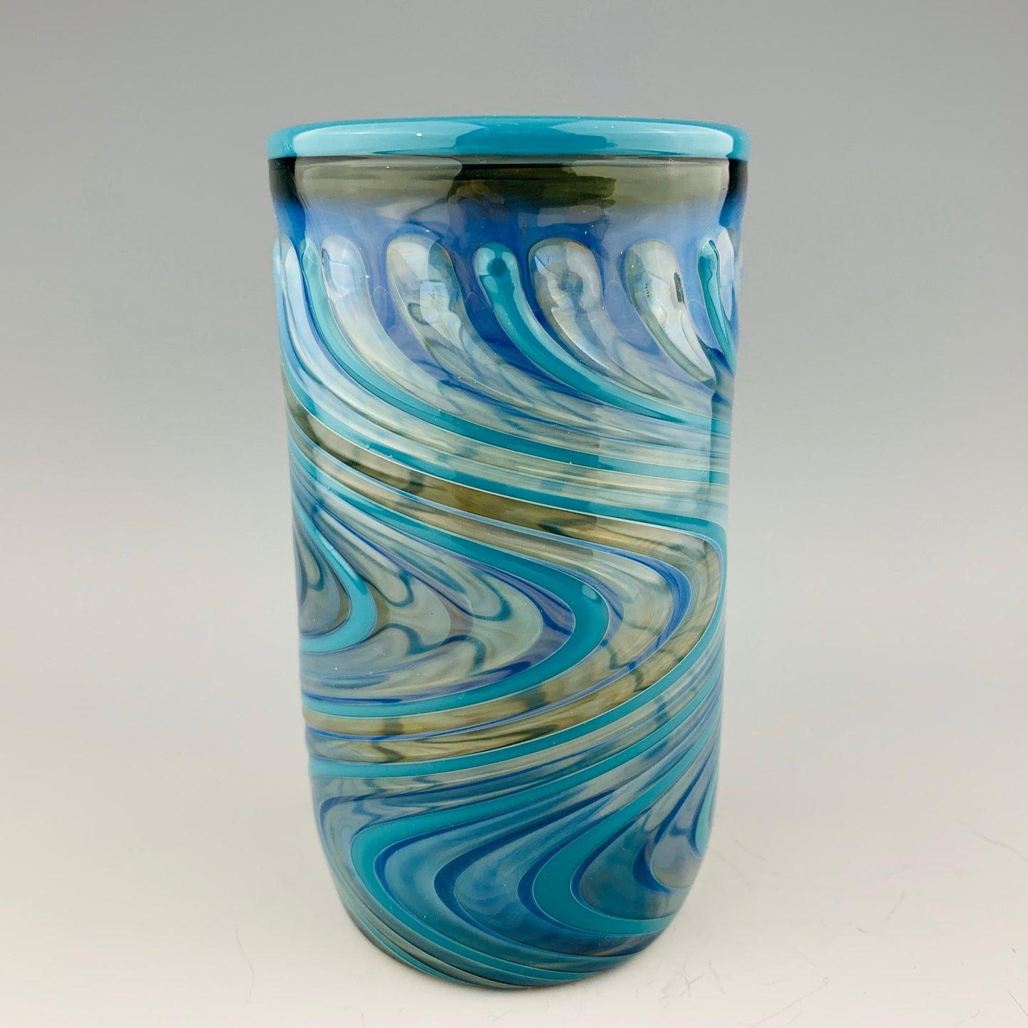 Charcoal and Teal Cup