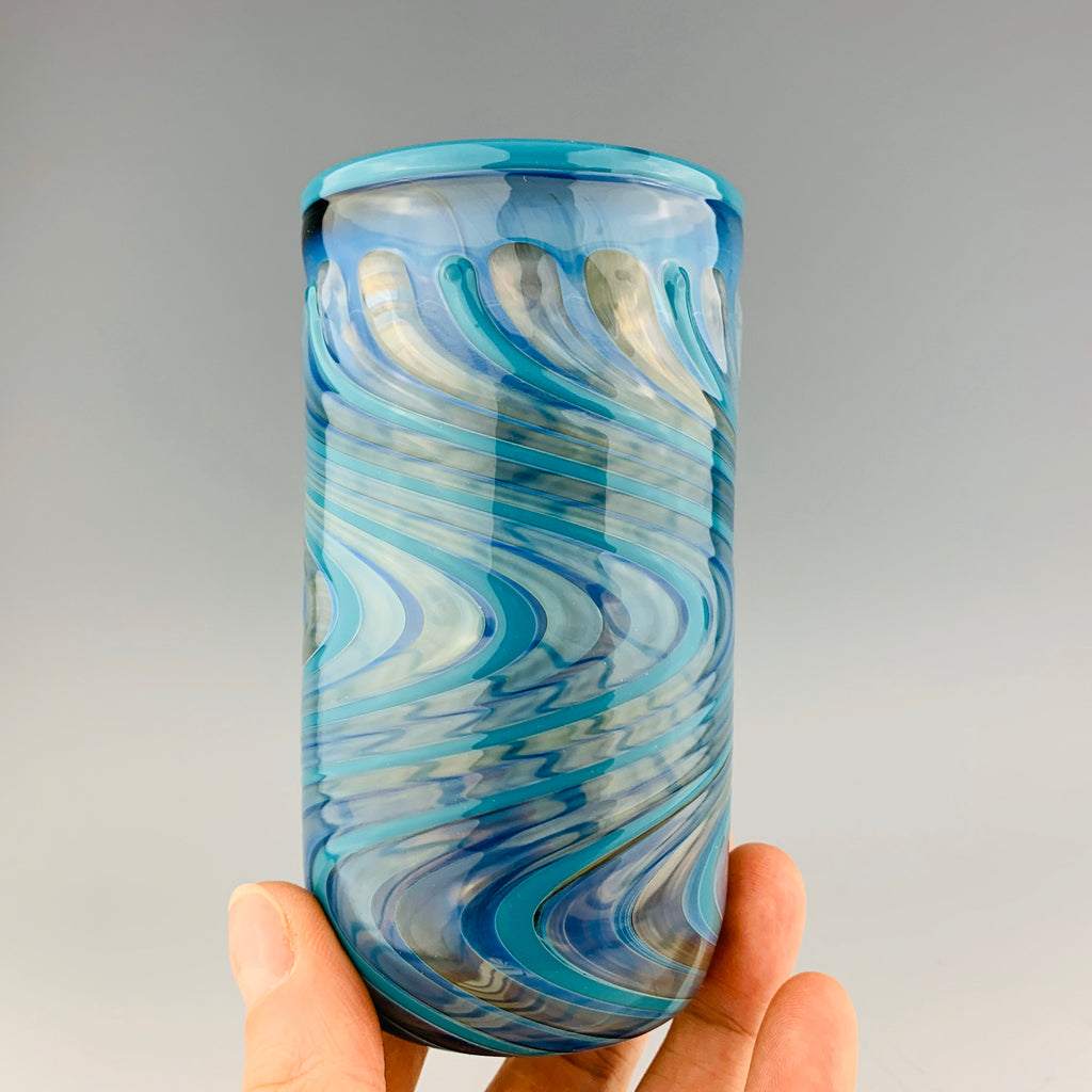 Charcoal and Teal Cup