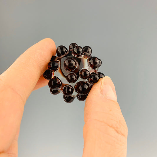 Garnet Hobnail Marble