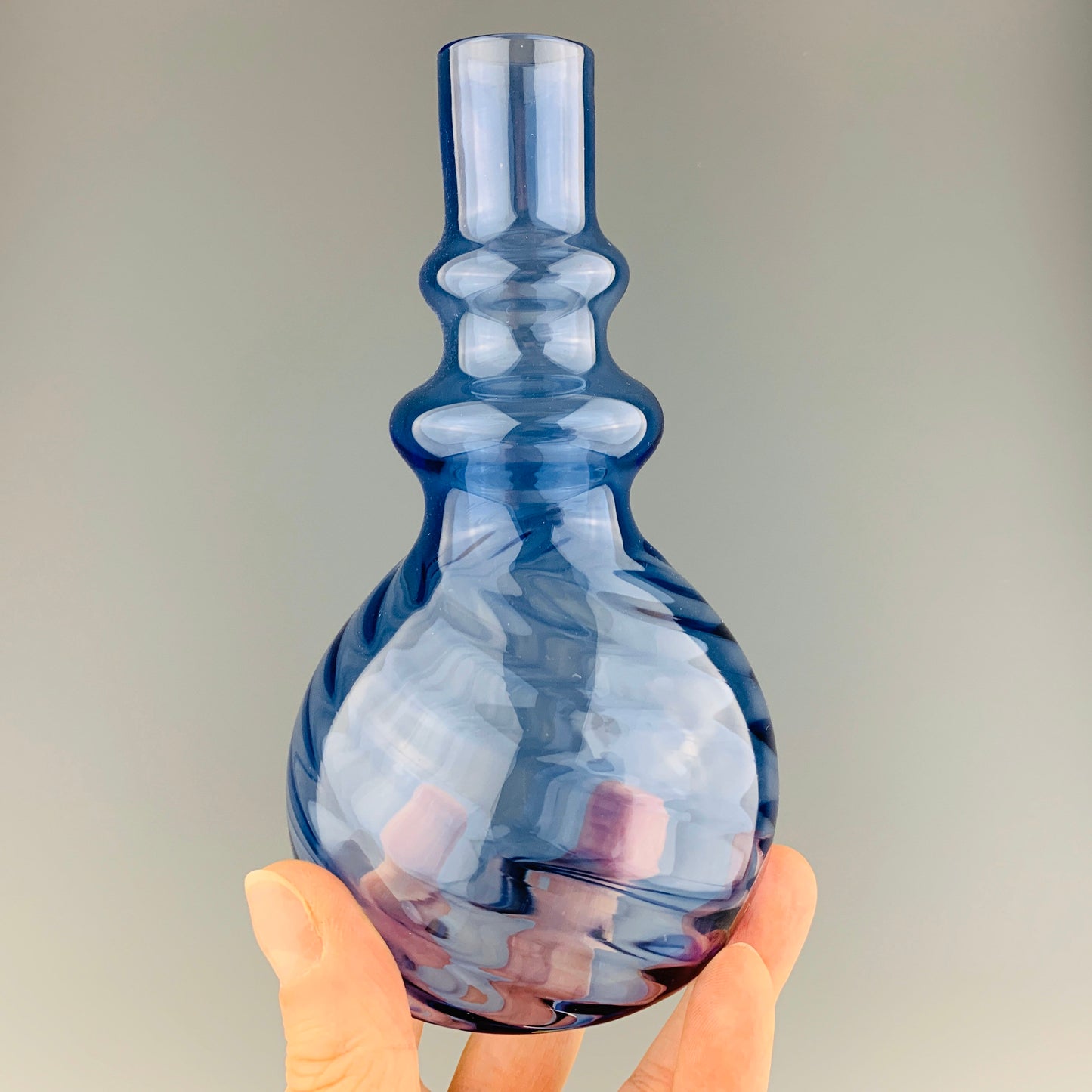 Brilliant Blue Oil Bottle