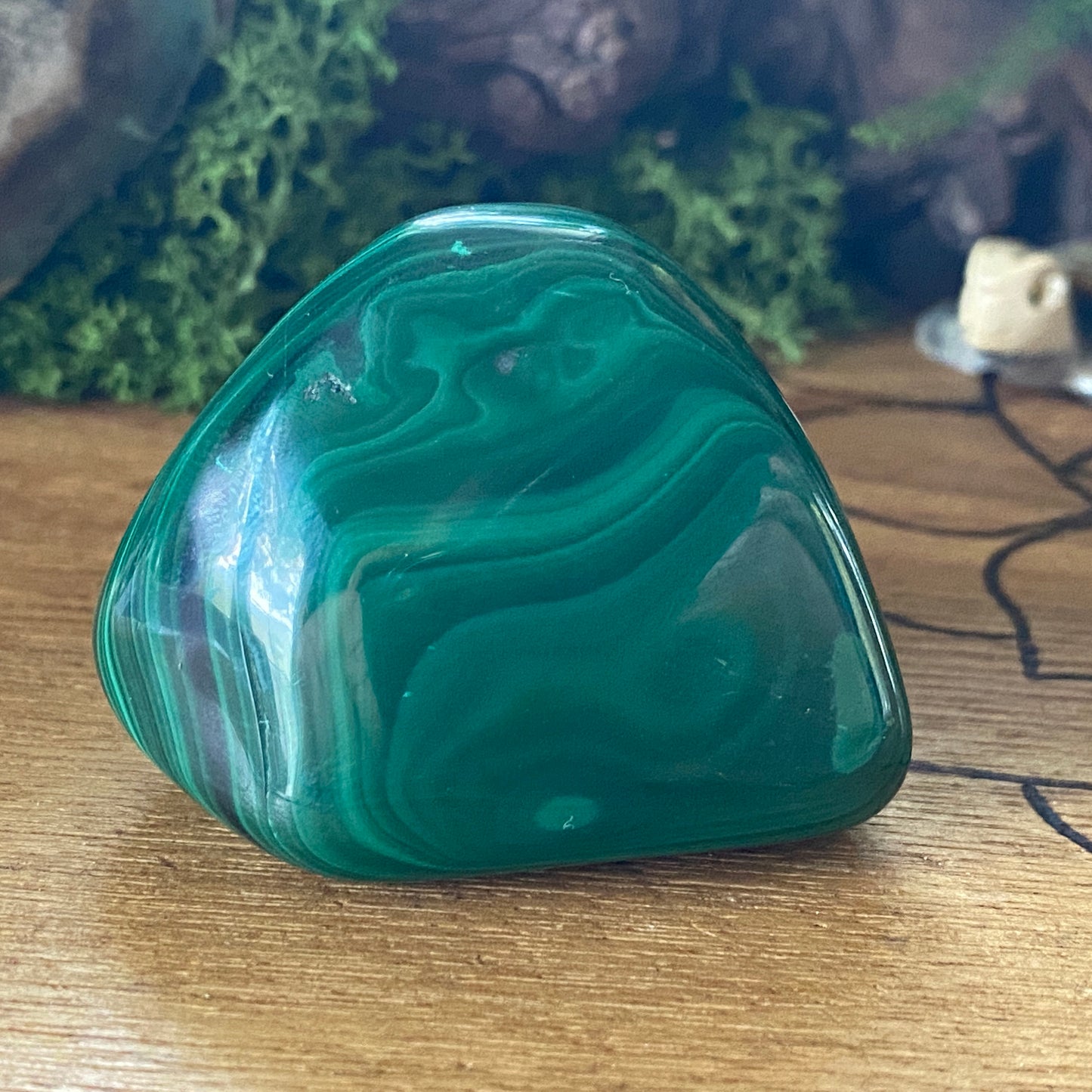 Polished Malachite Freeform. Healing Crystals and Healing Stones.  Crystal Healing