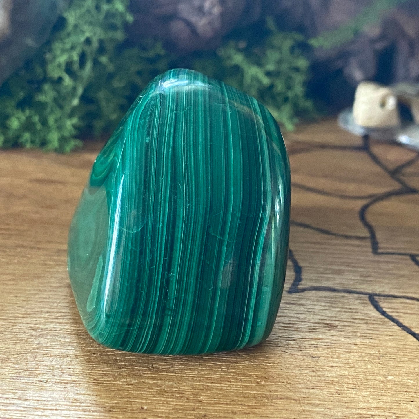 Polished Malachite Freeform. Healing Crystals and Healing Stones.  Crystal Healing