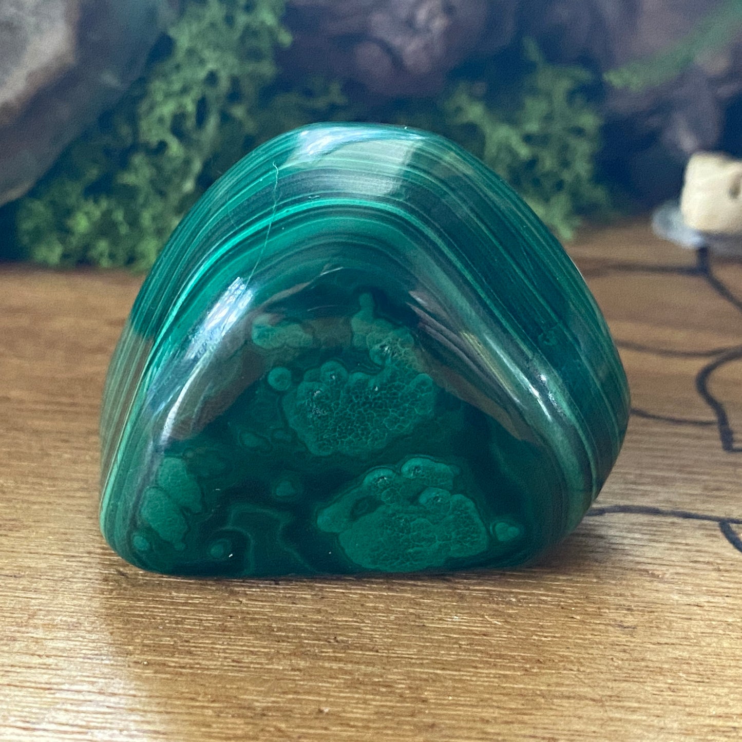 Polished Malachite Freeform. Healing Crystals and Healing Stones.  Crystal Healing