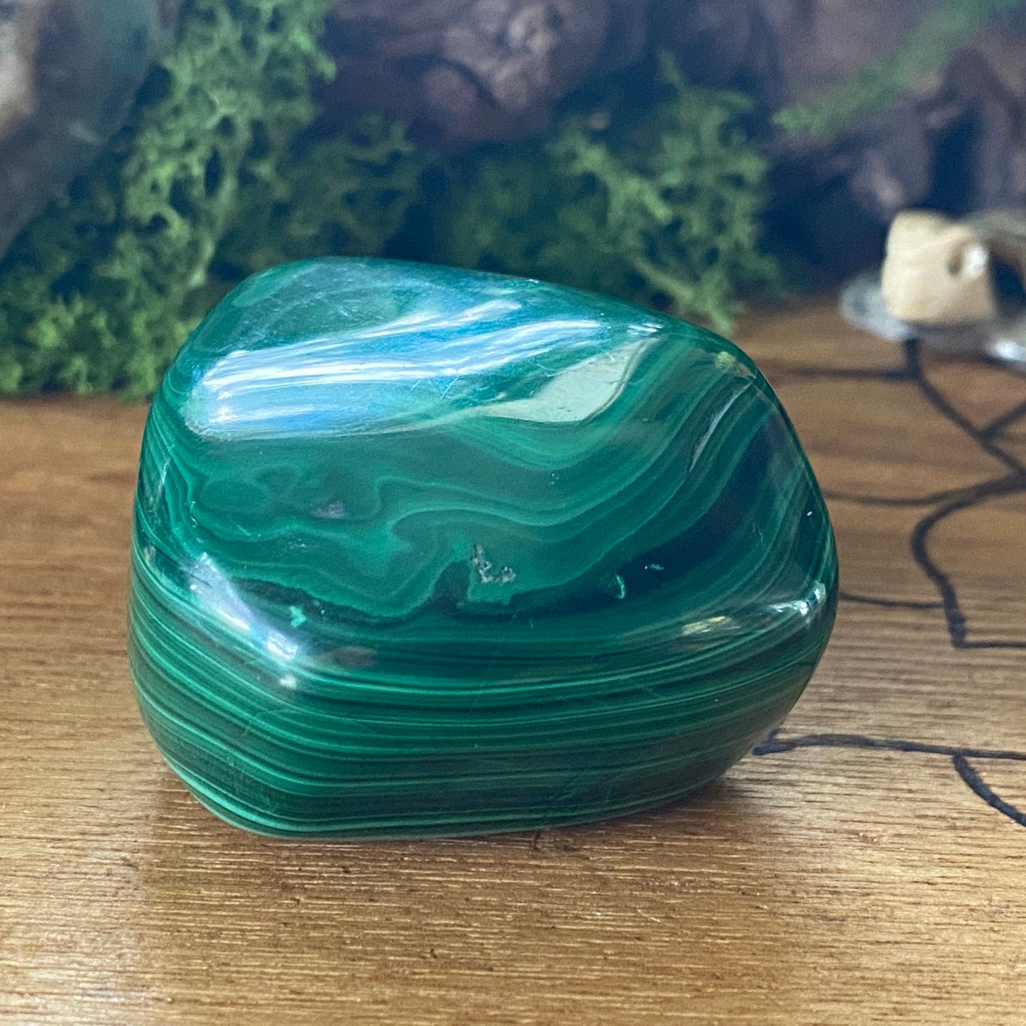 Polished Malachite Freeform. Healing Crystals and Healing Stones.  Crystal Healing