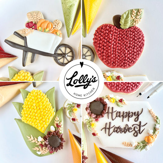 New Lolly's Home Kitchen Happy Harvest Cookie Class Cutters