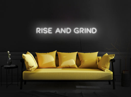 Rise and grind neon sign,Rise and grind led sign,Rise and grind wall decor,Neon sign wall decor,Neon light sign,Led neon sign