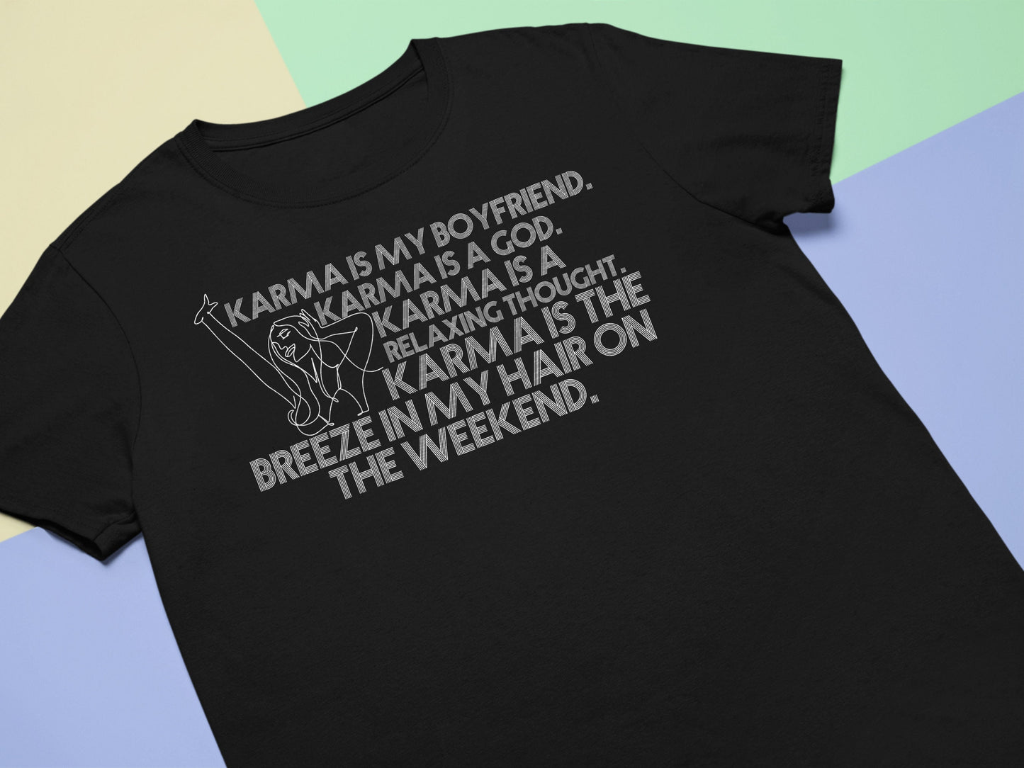 Karma Vibes, Karma, Me and Karma Vibe Like This, Swiftie, Fan Merch, Unisex Bella+Canvas T-Shirt, Sizes S-3XL, Free US Shipping