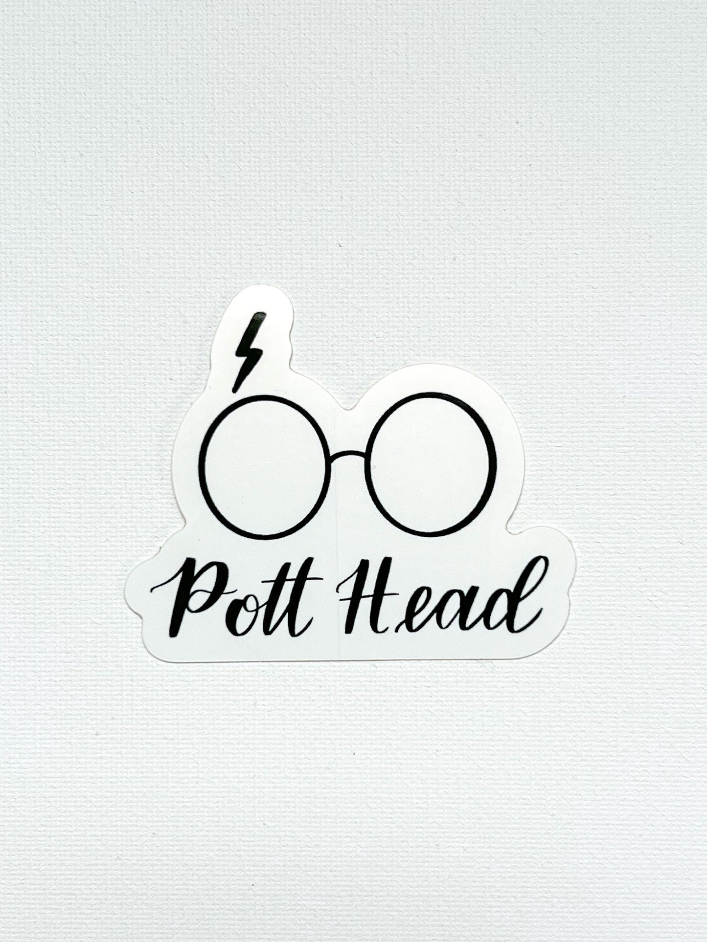 Pott Head Harry Potter Sticker | waterproof dishwasher safe| Gift for Best Friend | water bottle laptop phone case sticker | Teen gift