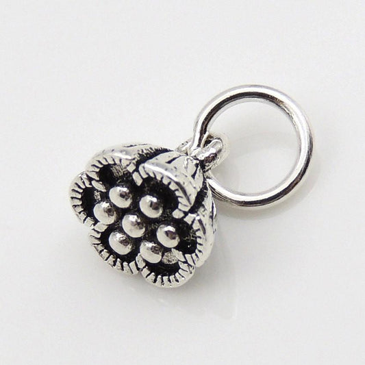 2 PCS 925 Sterling Silver Lotus Seedpod Pendant Charm WSP064x2 Wholesale: See Discount Coupons in Item Details