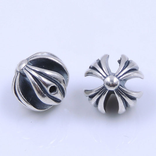 2 Pcs 925 Sterling Silver Celtic Cross Bead Charm WSP259X2 Wholesale: See Discount Coupons in Item Details