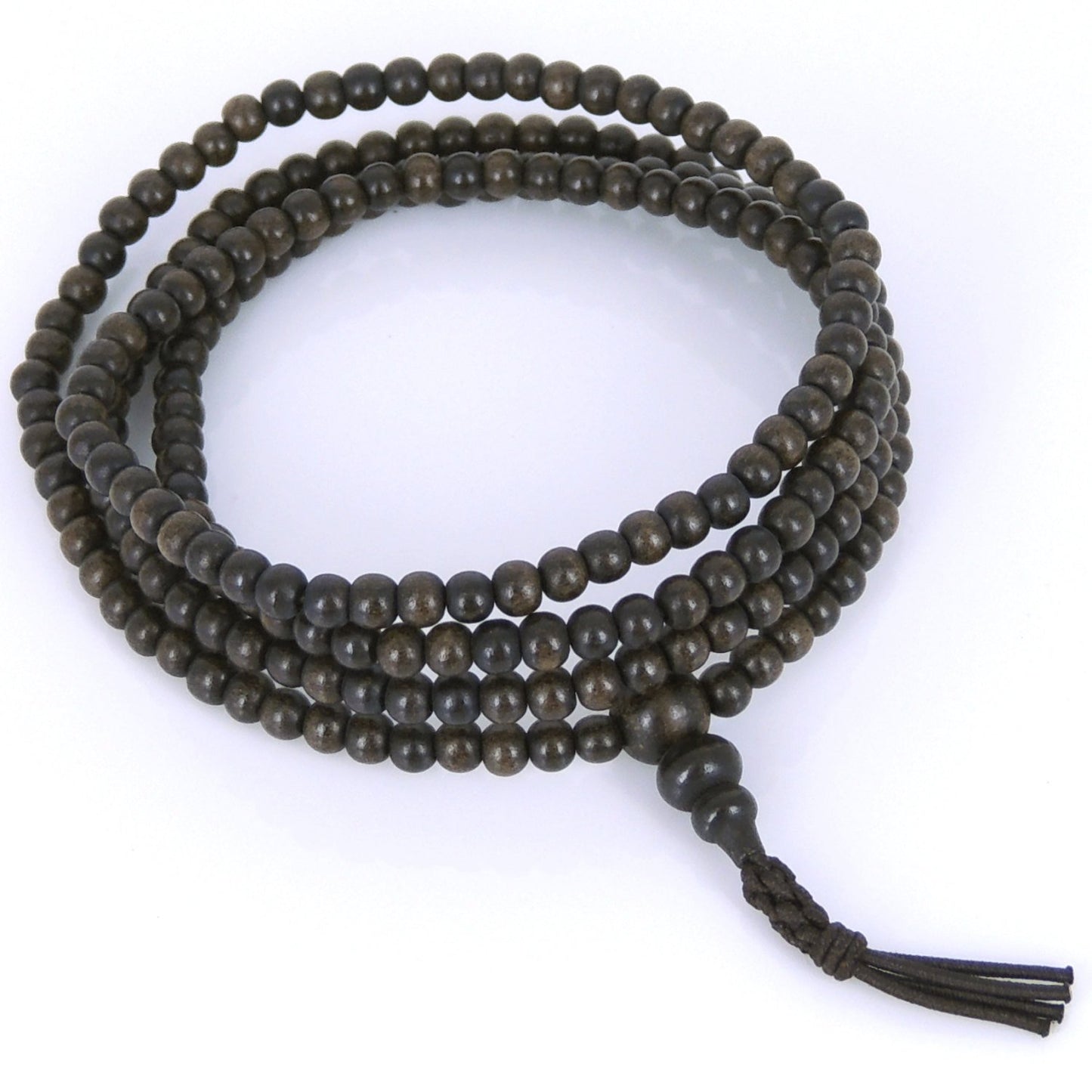 216 Beads 4mm Vietnamese Agarwood/ Eaglewood/ Gaharu Men Women Stretchable Mala Bracelet/Necklace DIY-NOTION AW010