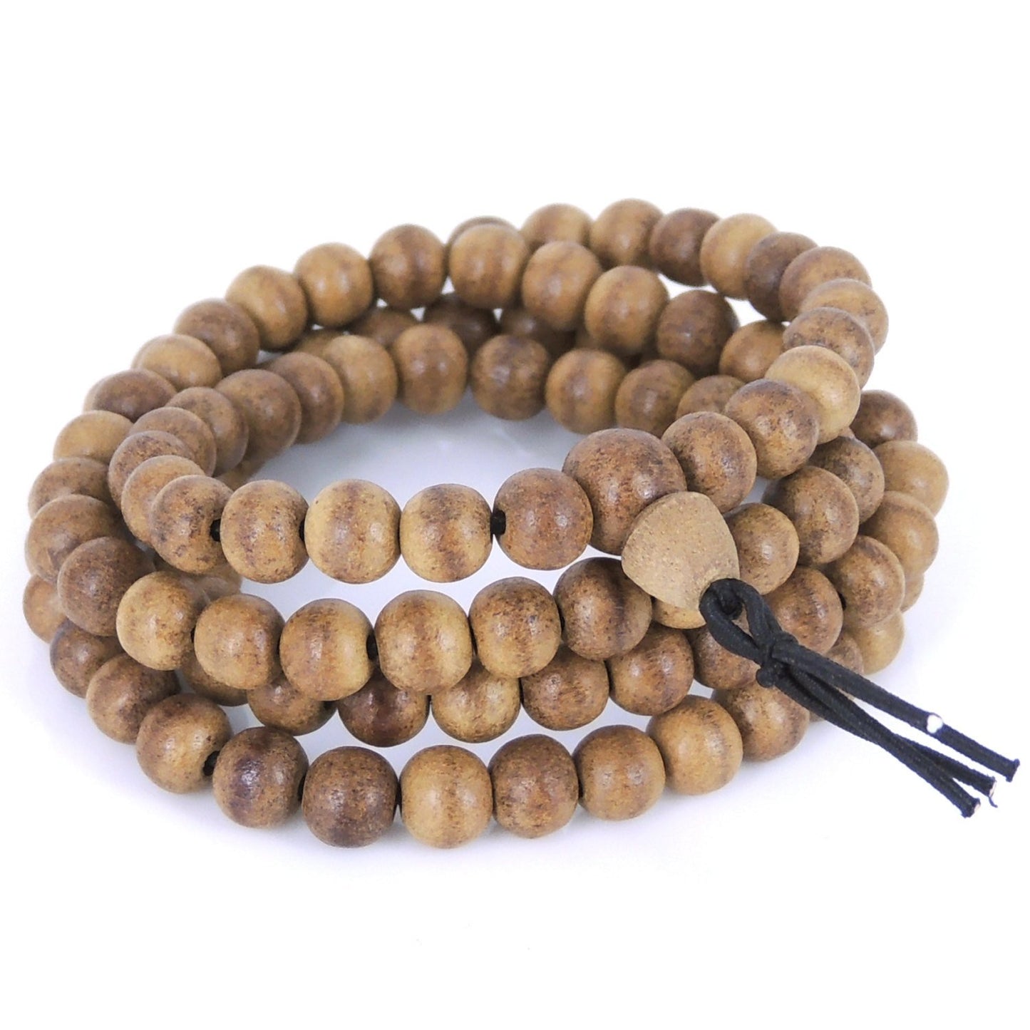 108 Beads 6.5mm Vietnamese Agarwood/ Eaglewood/ Gaharu Men Women Stretchable Mala Bracelet/Necklace DIY-NOTION AW003