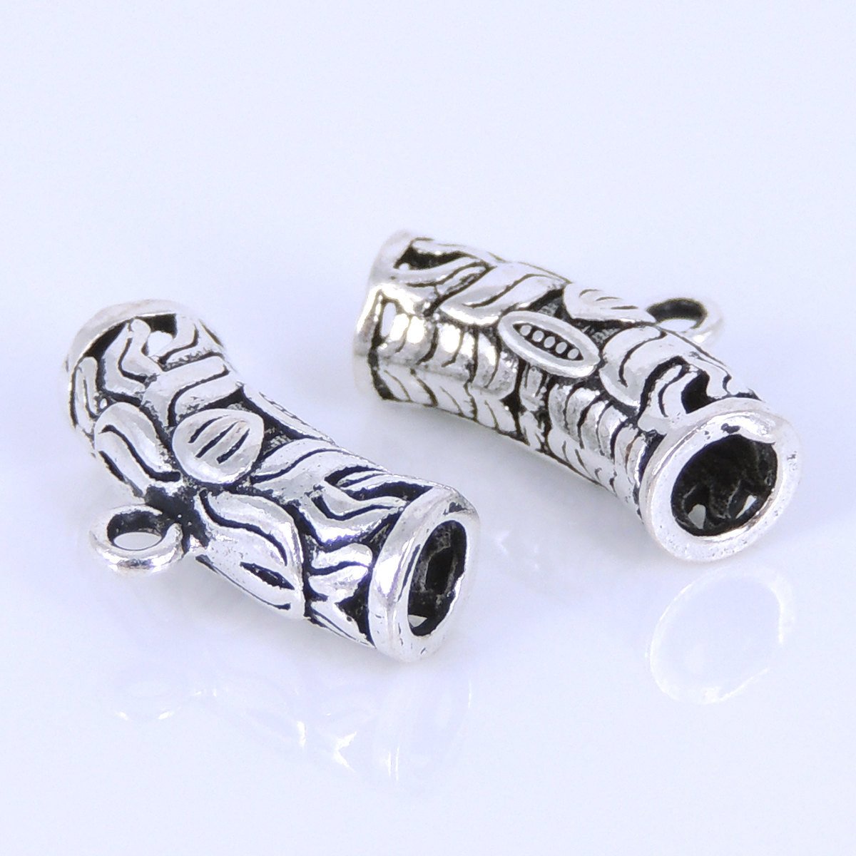 2 PCS Sterling Silver 925 Vintage Protection Lotus Connector Bail WSP284 Wholesale: See Discount Coupons in Item Details