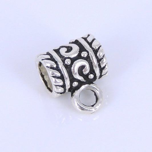 2 PCS Sterling Silver 925 Vintage Celtic Connector Bail WSP285 Wholesale: See Discount Coupons in Item Details